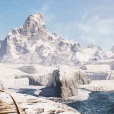 VR High Mountain Roller Coaster