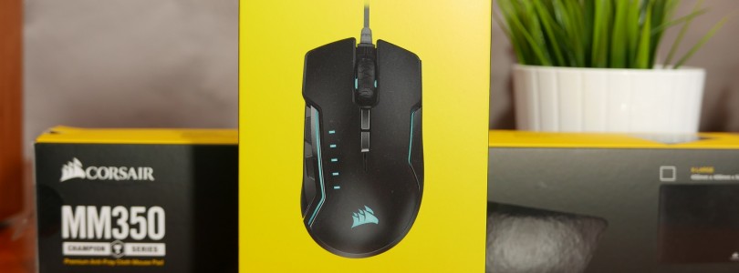 Corsair Glaive PRO + MM350 Champion Series – Recenzja